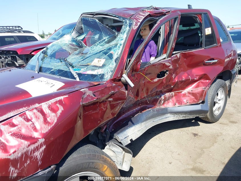 2002 Hyundai Santa Fe Gls/Lx VIN: KM8SC13DX2U177456 Lot: 39577071