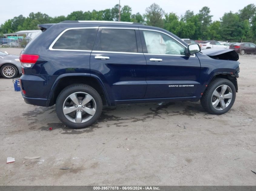 2014 Jeep Grand Cherokee Overland VIN: 1C4RJFCT8EC310612 Lot: 39577078