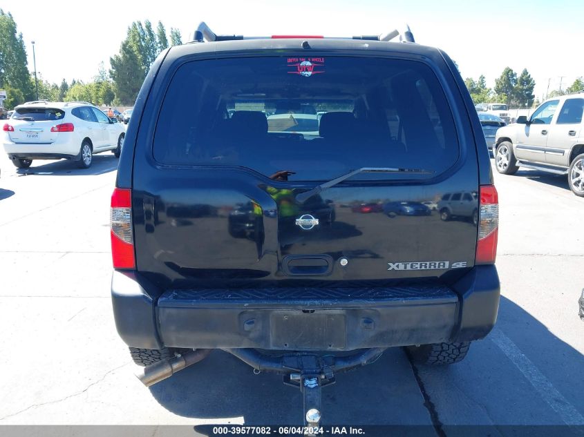 2000 Nissan Xterra Se/Xe VIN: 5N1ED28YXYC587619 Lot: 39577082