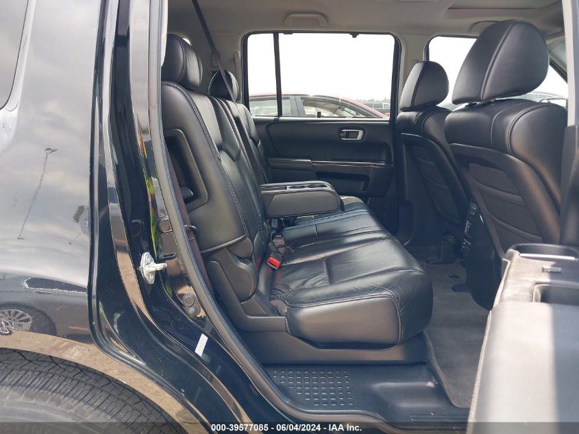 2011 Honda Pilot Touring VIN: 5FNYF3H98BB057539 Lot: 39577085