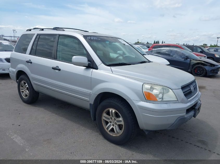 2004 Honda Pilot Ex VIN: 2HKYF18454H538670 Lot: 39577109