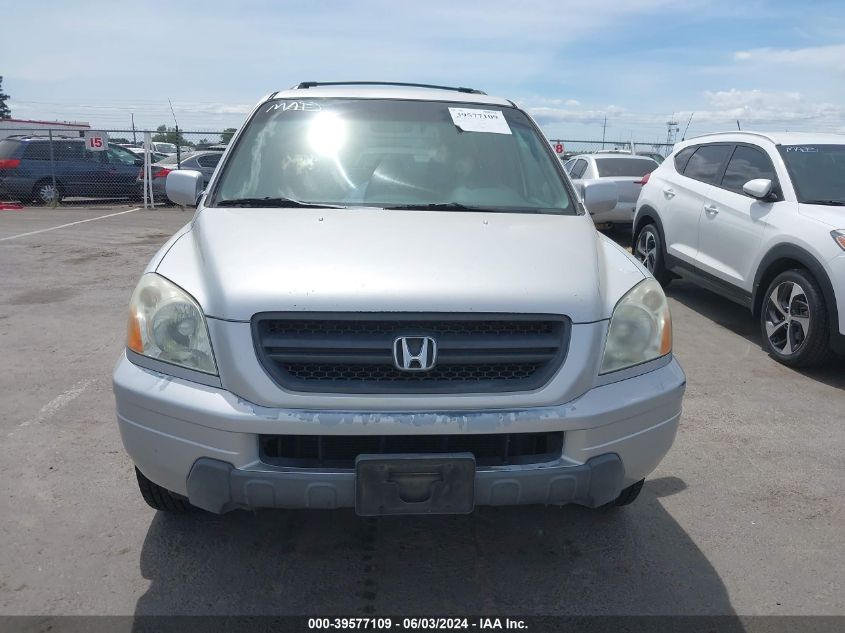 2004 Honda Pilot Ex VIN: 2HKYF18454H538670 Lot: 39577109