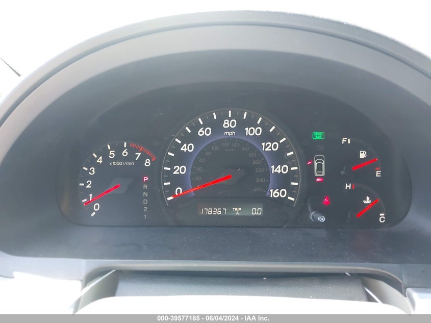 2008 Honda Odyssey Ex-L VIN: 5FNRL387X8B099876 Lot: 39577185