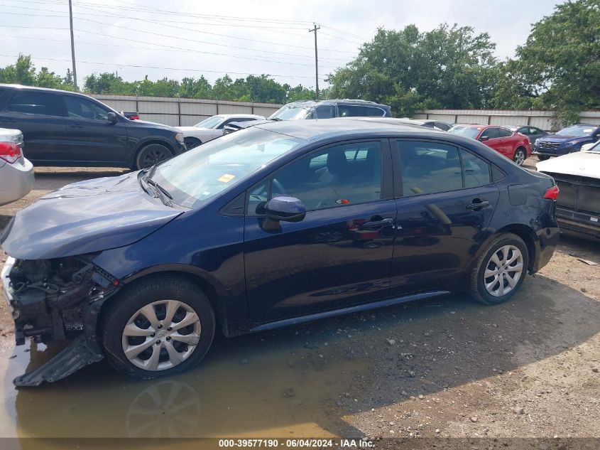 2022 Toyota Corolla Le VIN: 5YFEPMAE8NP363856 Lot: 39577190