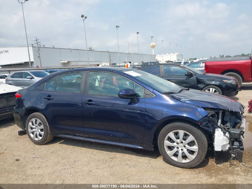 2022 Toyota Corolla Le VIN: 5YFEPMAE8NP363856 Lot: 39577190