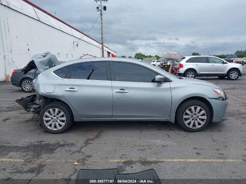 2013 Nissan Sentra Sv VIN: 3N1AB7APXDL795458 Lot: 39577197