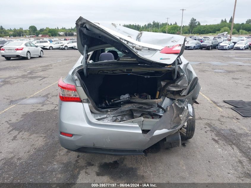 2013 Nissan Sentra Sv VIN: 3N1AB7APXDL795458 Lot: 39577197