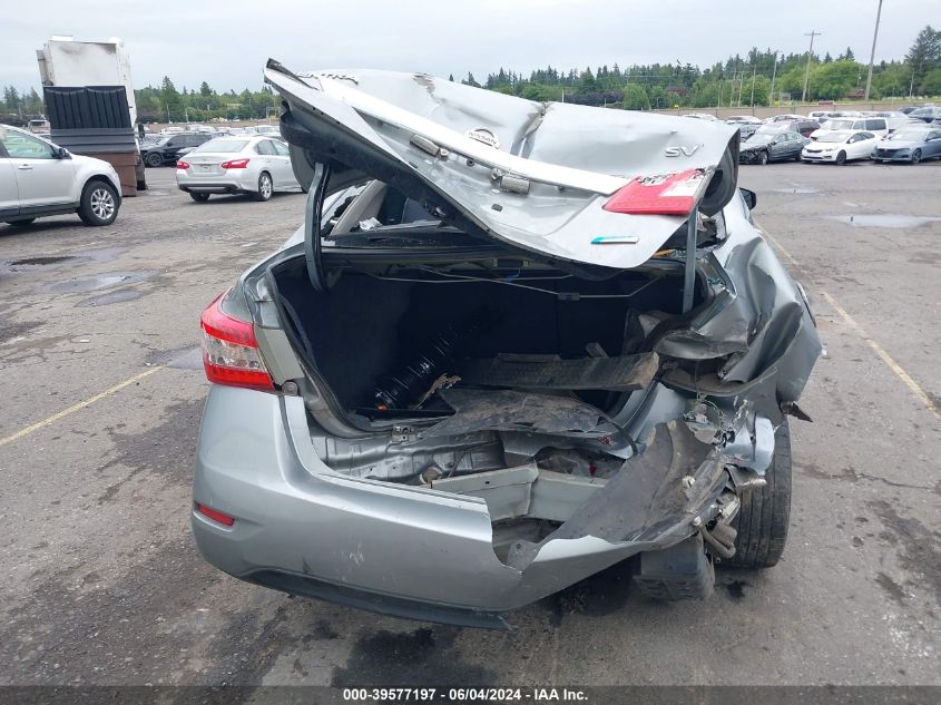 2013 Nissan Sentra Sv VIN: 3N1AB7APXDL795458 Lot: 39577197