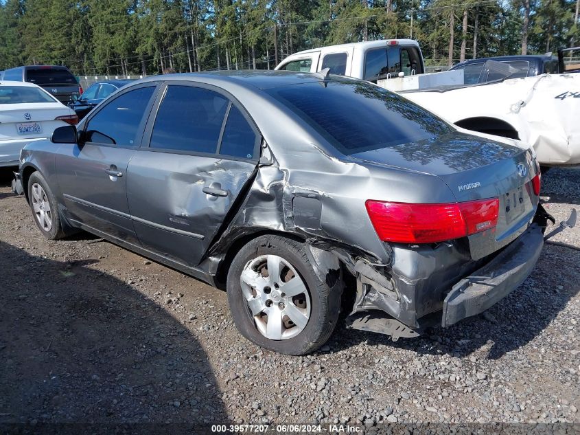 2009 Hyundai Sonata Gls VIN: 5NPET46C69H555539 Lot: 39577207