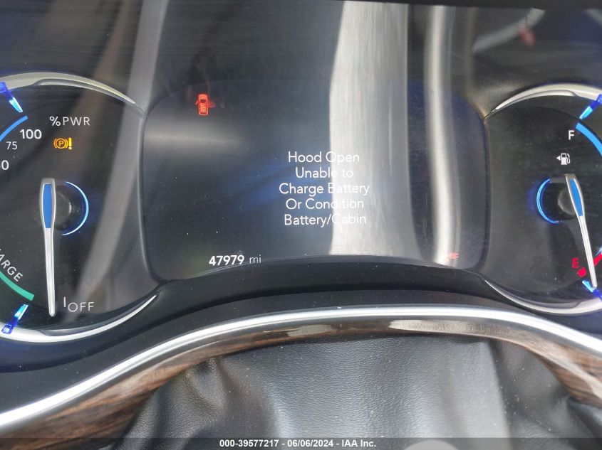 2022 Chrysler Pacifica Hybrid Limited VIN: 2C4RC1S70NR187395 Lot: 39577217