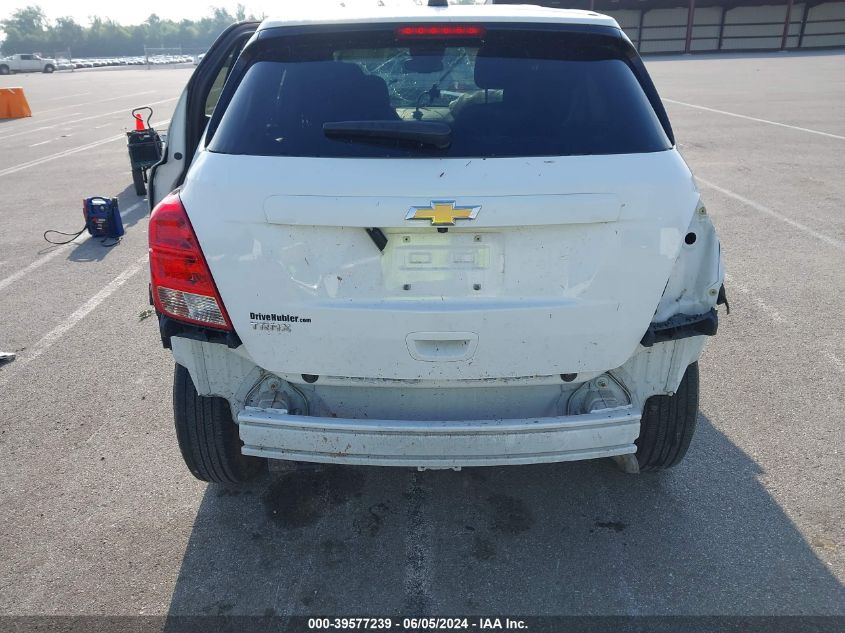 2020 Chevrolet Trax Fwd Ls VIN: KL7CJKSBXLB086329 Lot: 39577239