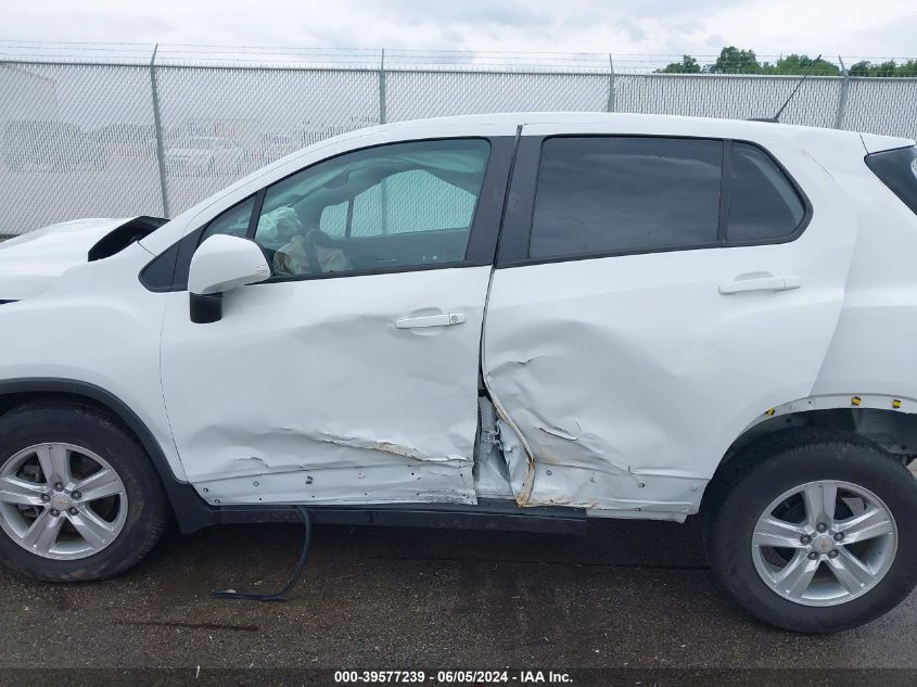 2020 Chevrolet Trax Fwd Ls VIN: KL7CJKSBXLB086329 Lot: 39577239