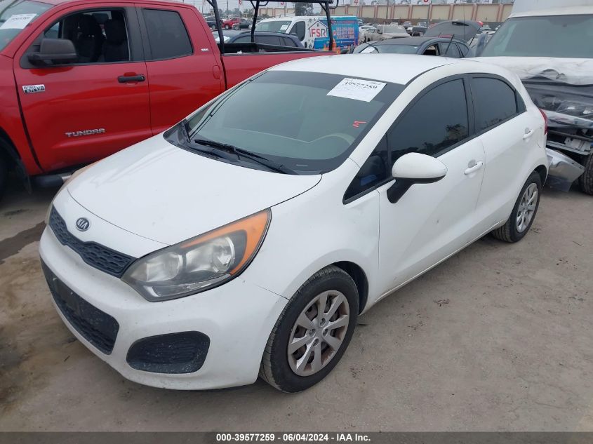 2013 Kia Rio Lx VIN: KNADM5A35D6109078 Lot: 39577259