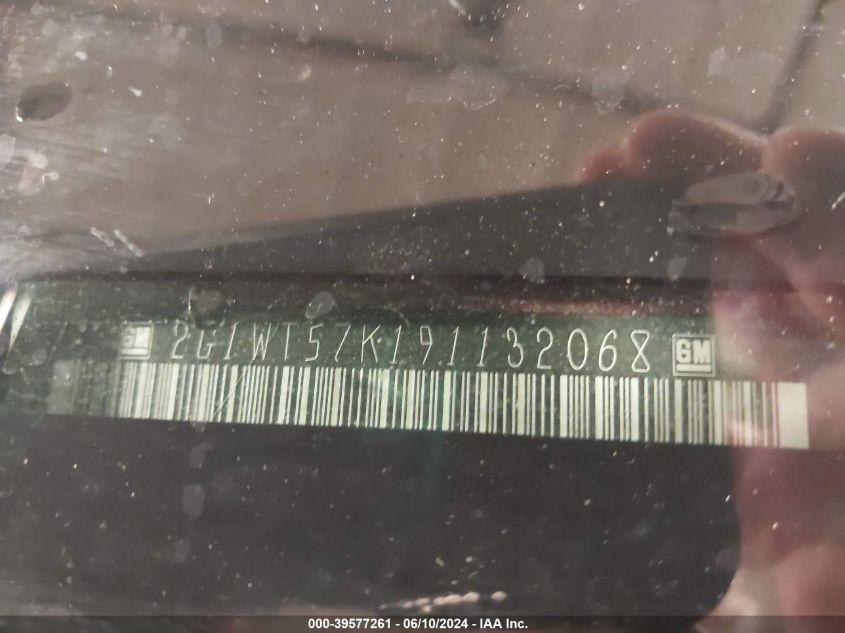 2009 Chevrolet Impala Lt VIN: 2G1WT57K191132068 Lot: 39577261