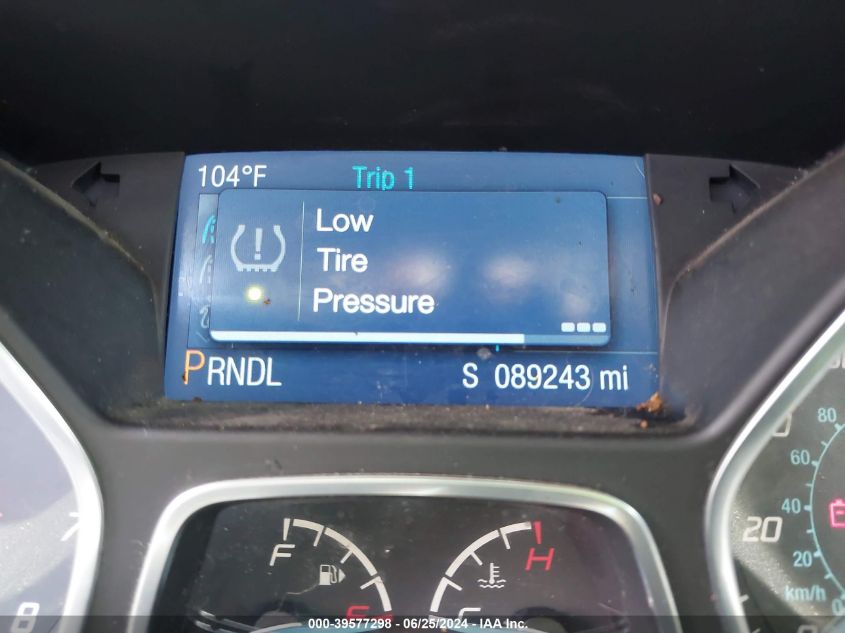 2014 Ford Focus Se VIN: 1FADP3F21EL381523 Lot: 39577298