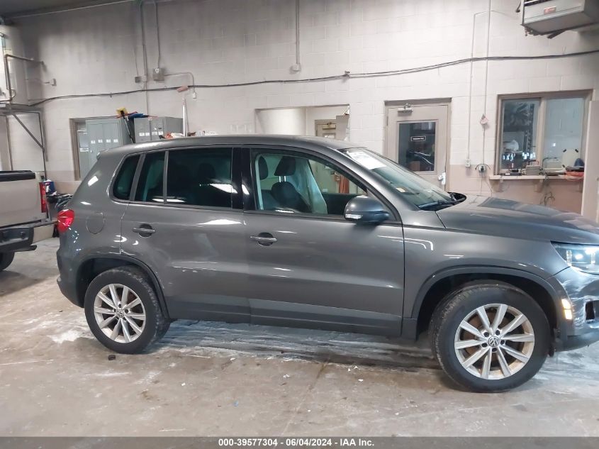 2014 Volkswagen Tiguan Se VIN: WVGBV3AX0EW564268 Lot: 39577304