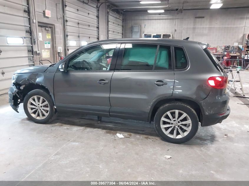 2014 Volkswagen Tiguan Se VIN: WVGBV3AX0EW564268 Lot: 39577304