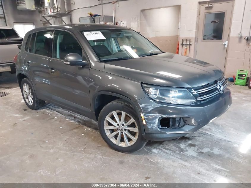 2014 Volkswagen Tiguan Se VIN: WVGBV3AX0EW564268 Lot: 39577304