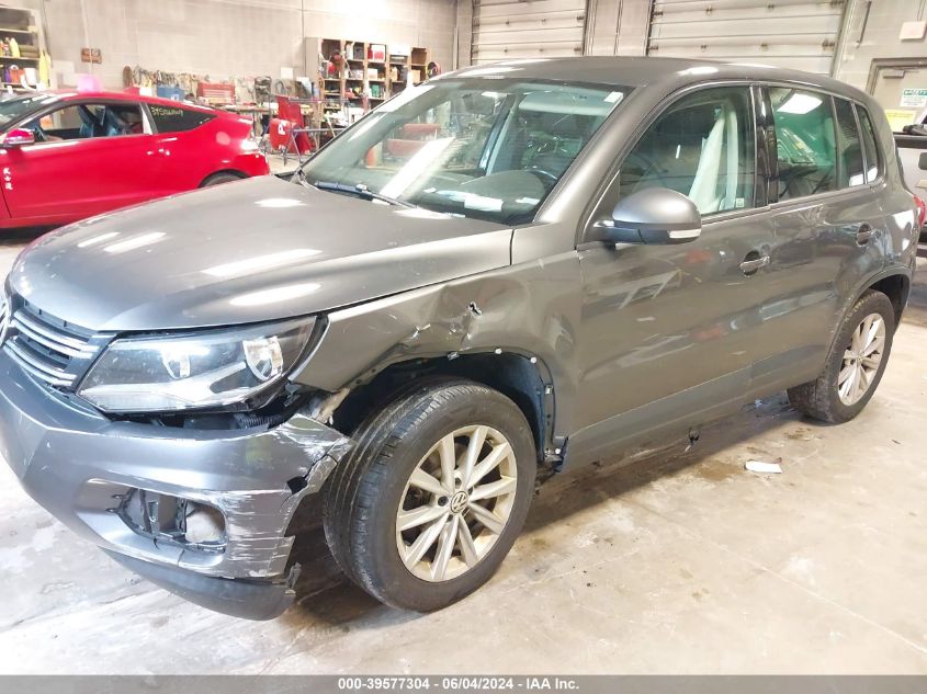 2014 Volkswagen Tiguan Se VIN: WVGBV3AX0EW564268 Lot: 39577304