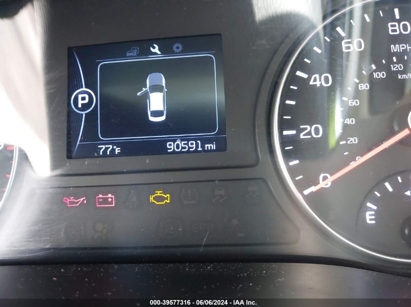 2016 Kia Optima Lx VIN: 5XXGT4L32GG018981 Lot: 39577316