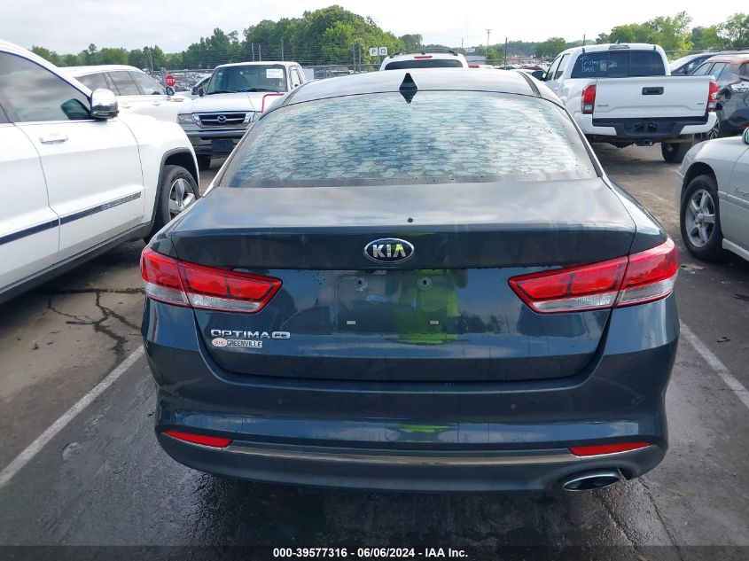 2016 Kia Optima Lx VIN: 5XXGT4L32GG018981 Lot: 39577316