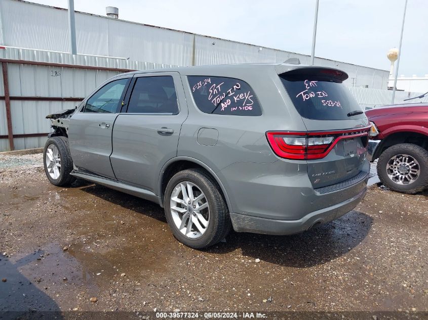 2022 Dodge Durango R/T Awd VIN: 1C4SDJCT7NC227605 Lot: 39577324