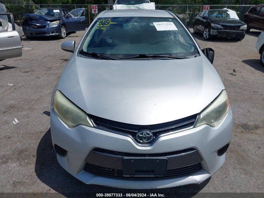 2015 Toyota Corolla Le VIN: 2T1BURHE3FC367314 Lot: 39577333