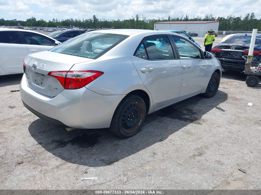 2015 Toyota Corolla Le VIN: 2T1BURHE3FC367314 Lot: 39577333