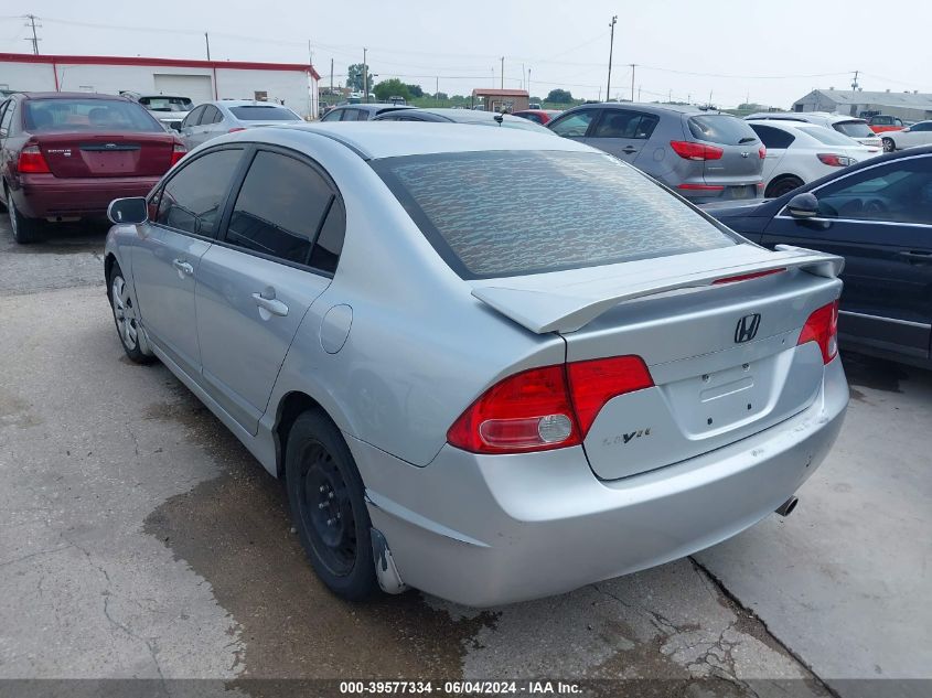 2007 Honda Civic Lx VIN: 1HGFA16587L085177 Lot: 39577334