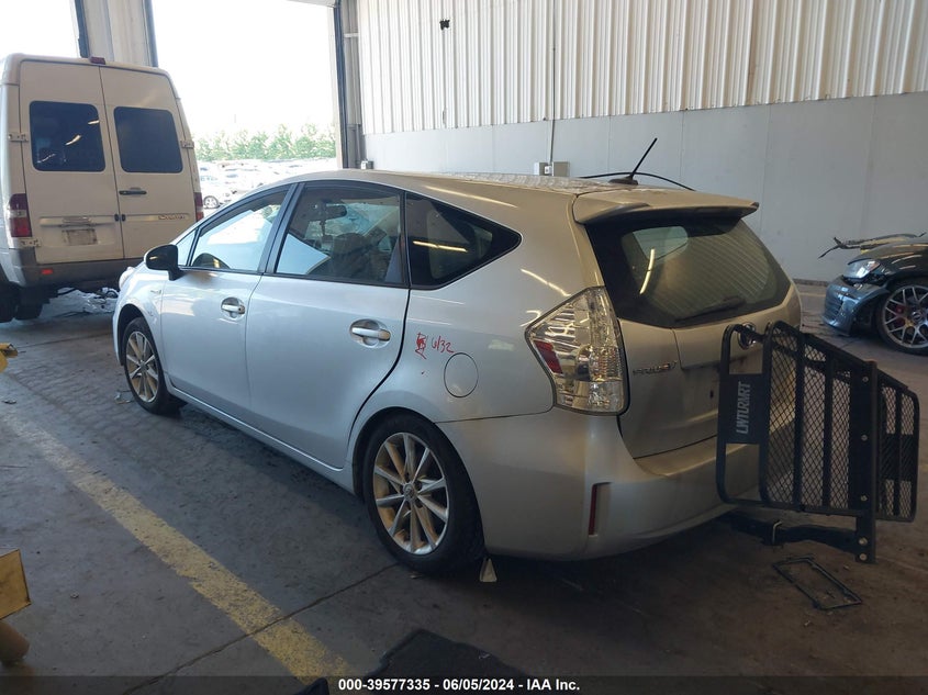 2012 Toyota Prius V Five VIN: JTDZN3EU1C3134198 Lot: 39577335