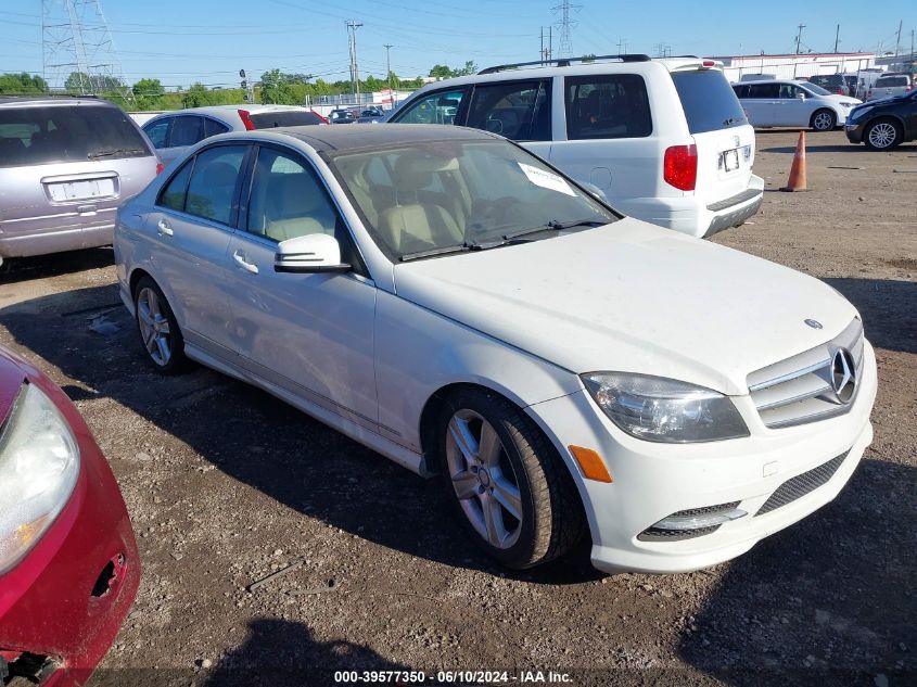 2011 Mercedes-Benz C 300 Luxury 4Matic/Sport 4Matic VIN: WDDGF8BB5BR141614 Lot: 39577350