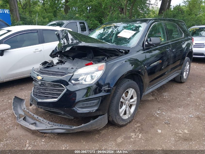 2016 Chevrolet Equinox Ls VIN: 2GNALBEK7G1152753 Lot: 39577373