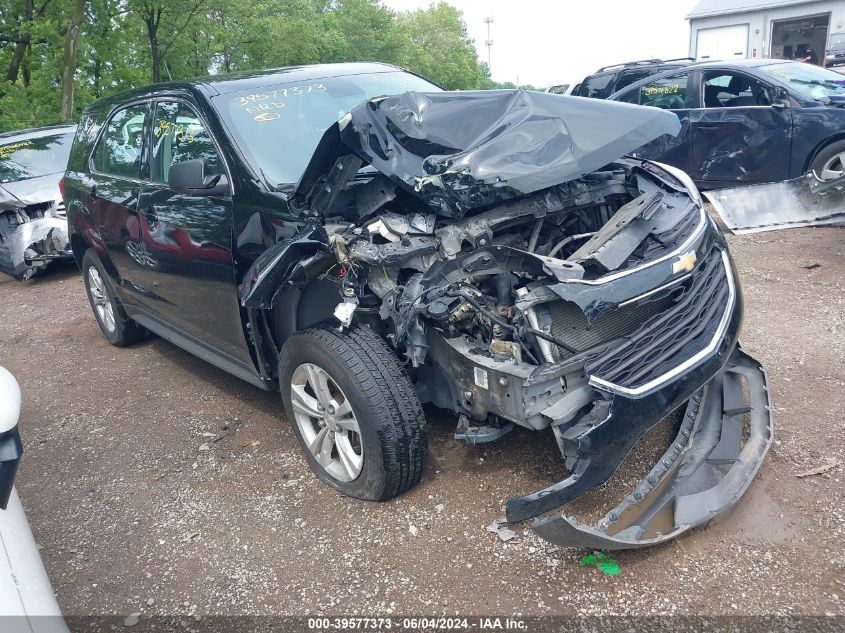 2016 Chevrolet Equinox Ls VIN: 2GNALBEK7G1152753 Lot: 39577373
