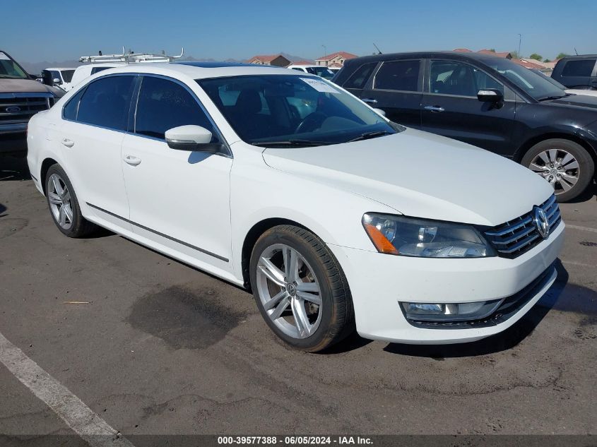 2013 VOLKSWAGEN PASSAT 2.0L TDI SEL PREMIUM - 1VWCN7A32DC070648