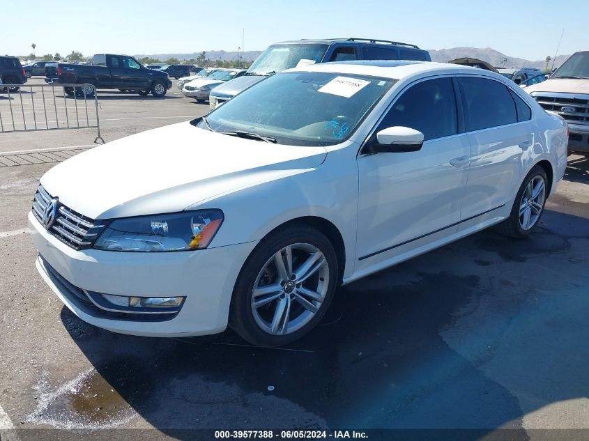 2013 Volkswagen Passat 2.0L Tdi Sel Premium VIN: 1VWCN7A32DC070648 Lot: 39577388