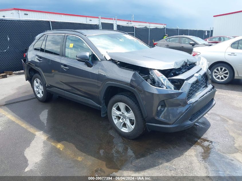 2020 Toyota Rav4 Xle Hybrid VIN: 2T3RWRFV1LW048667 Lot: 39577394