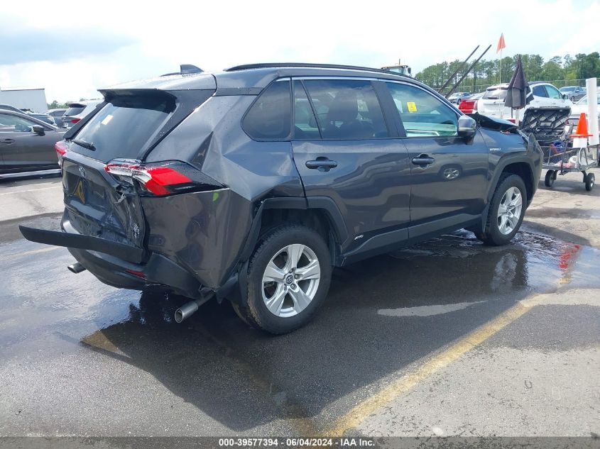 2020 Toyota Rav4 Xle Hybrid VIN: 2T3RWRFV1LW048667 Lot: 39577394