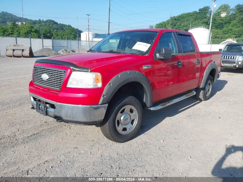 2006 Ford F-150 Fx4/Lariat/Xlt VIN: 1FTPW14V66FB47017 Lot: 39577396