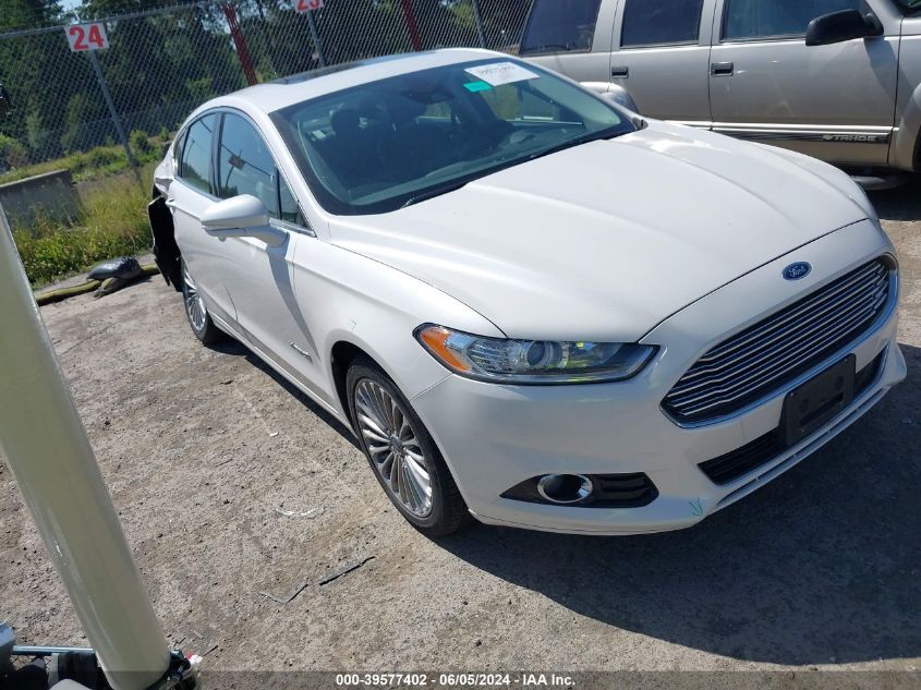 2014 Ford Fusion Hybrid Titanium VIN: 3FA6P0RU6ER178178 Lot: 39577402