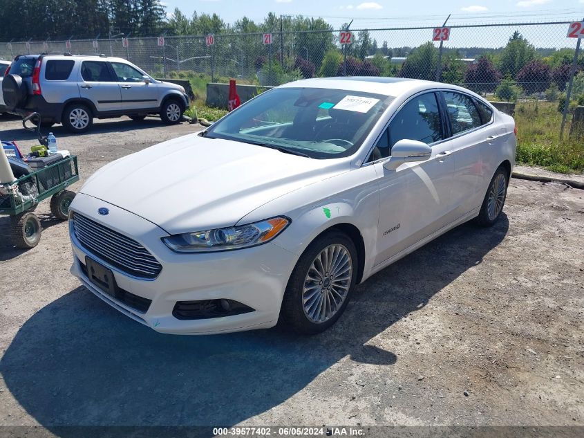 2014 Ford Fusion Hybrid Titanium VIN: 3FA6P0RU6ER178178 Lot: 39577402