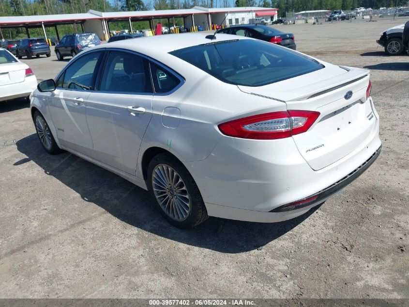 2014 Ford Fusion Hybrid Titanium VIN: 3FA6P0RU6ER178178 Lot: 39577402