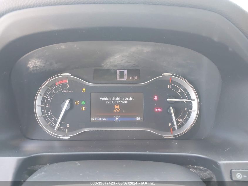 2016 Honda Pilot Ex-L VIN: 5FNYF5H57GB003830 Lot: 39577423