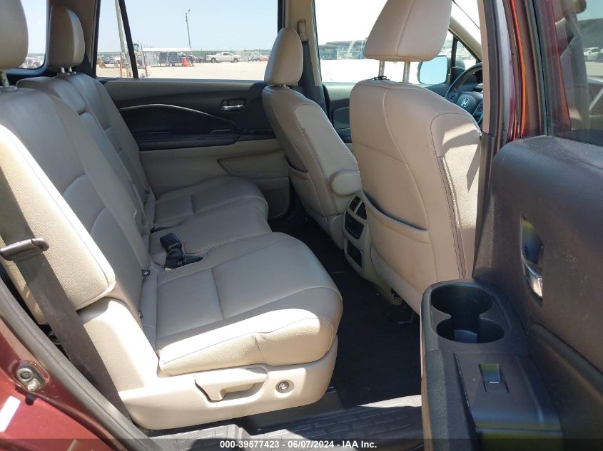 2016 Honda Pilot Ex-L VIN: 5FNYF5H57GB003830 Lot: 39577423