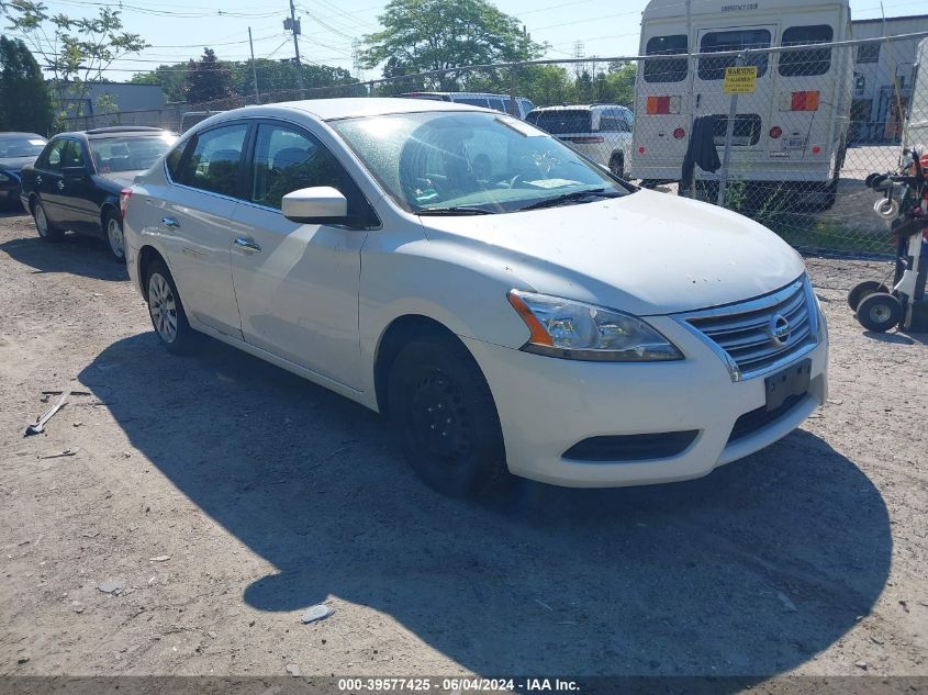 2014 Nissan Sentra S VIN: 3N1AB7AP2EY279146 Lot: 39577425