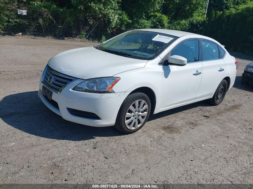 2014 Nissan Sentra S VIN: 3N1AB7AP2EY279146 Lot: 39577425