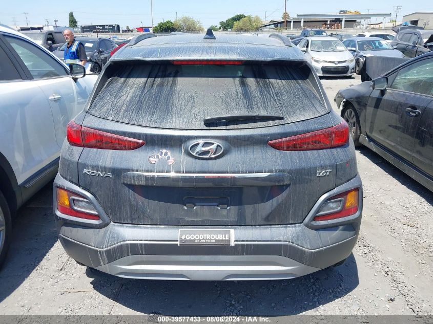 2021 Hyundai Kona Limited VIN: KM8K33A57MU608796 Lot: 39577433