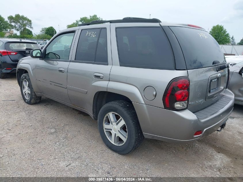 2007 Chevrolet Trailblazer Lt VIN: 1GNDT13S572108955 Lot: 39577436