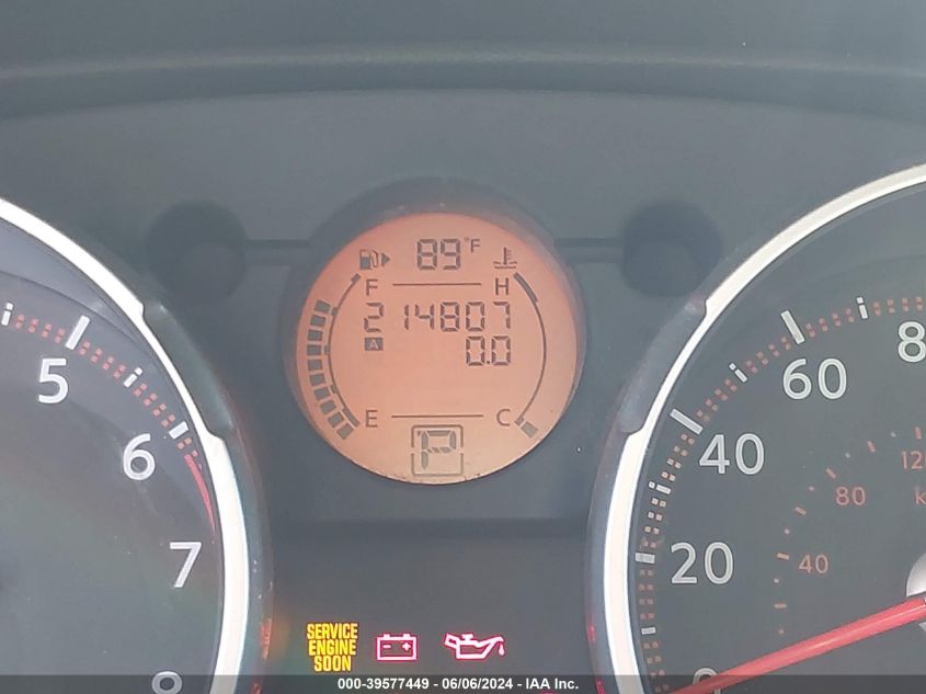 2008 Nissan Rogue Sl VIN: JN8AS58TX8W020750 Lot: 39577449