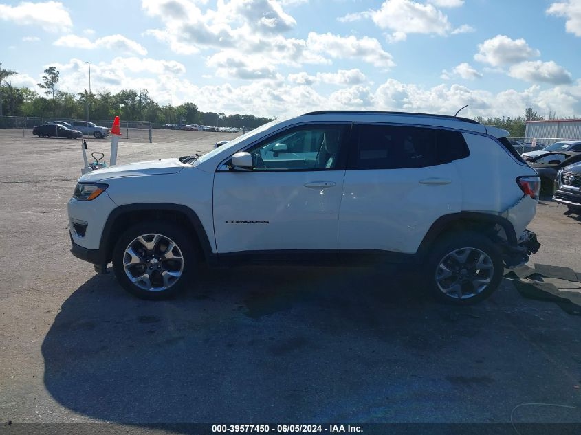 2020 Jeep Compass Limited 4X4 VIN: 3C4NJDCB4LT153429 Lot: 39577450