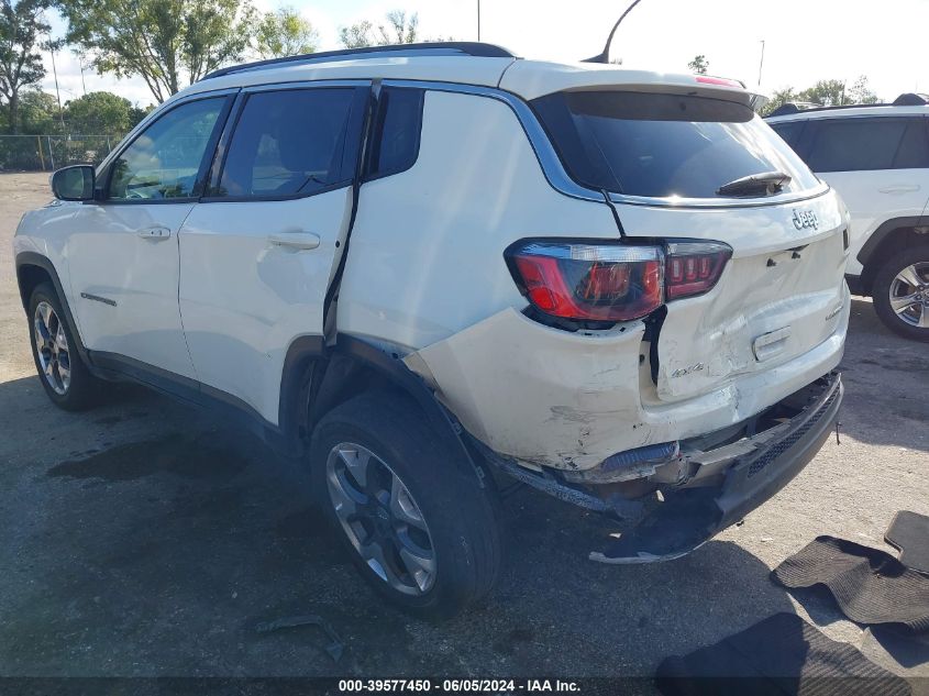 2020 Jeep Compass Limited 4X4 VIN: 3C4NJDCB4LT153429 Lot: 39577450
